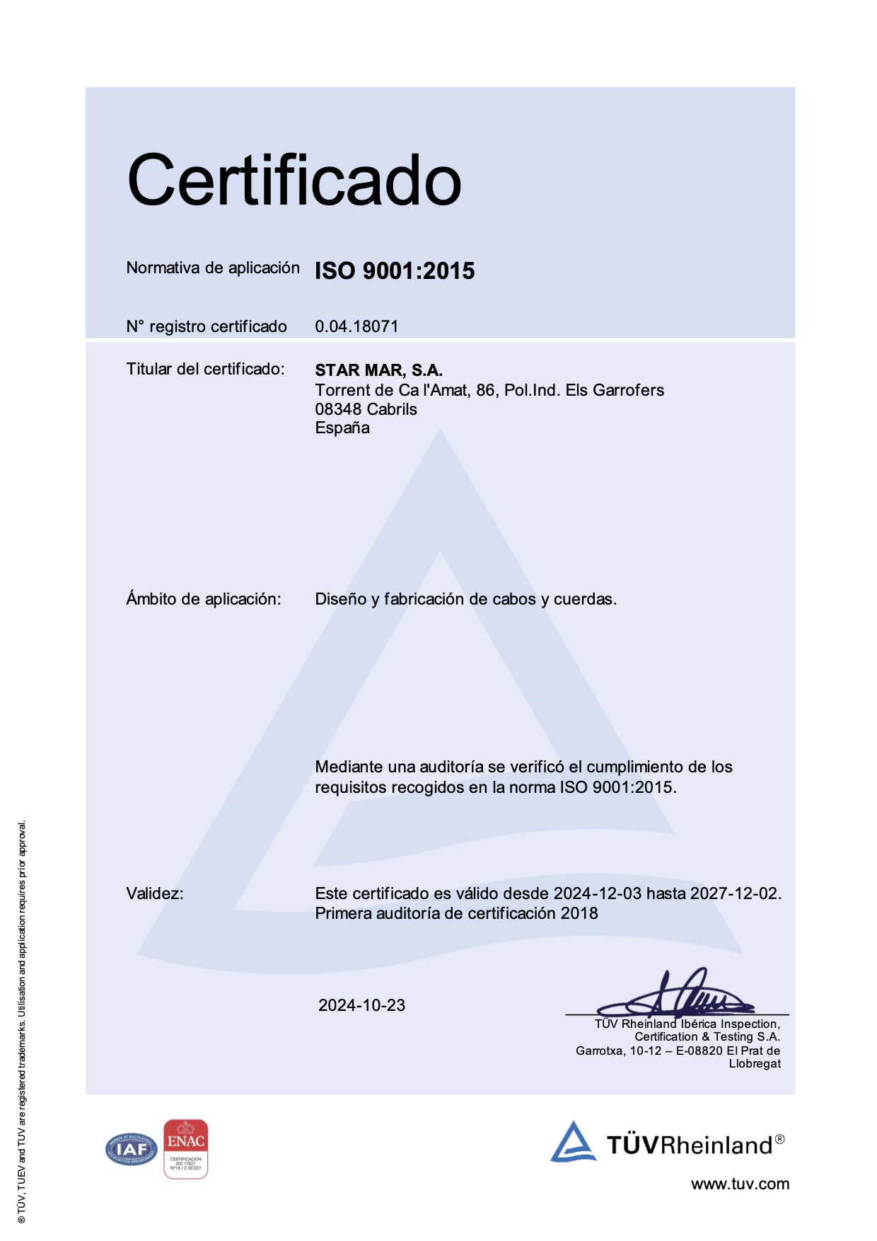 ISO ESP